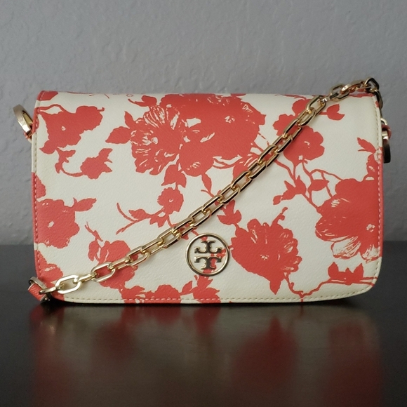 Tory Burch Handbags - Tory Burch Floral Print Crossbody